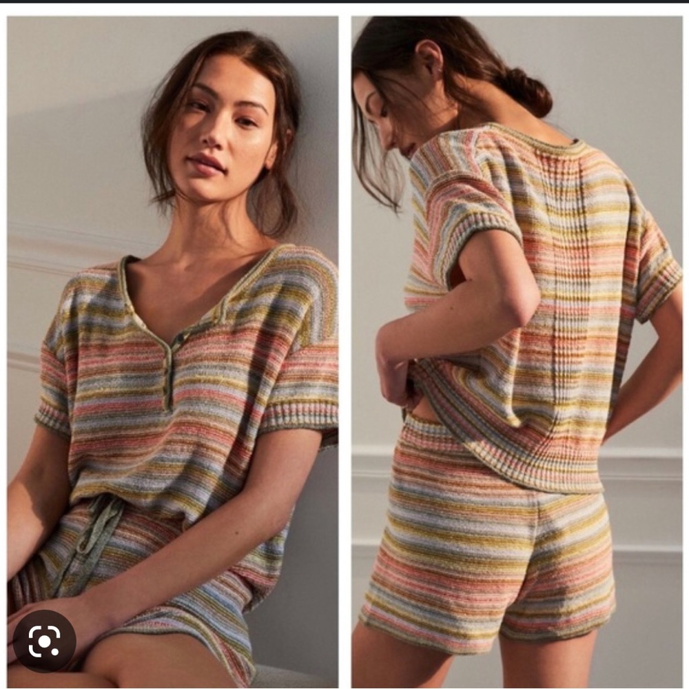 Anthropologie Daily Practice Knit Lounge Set, L